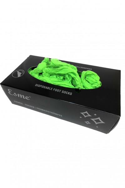 Sosete de unica folosinta culoare VERDE - 100 buc / cutie